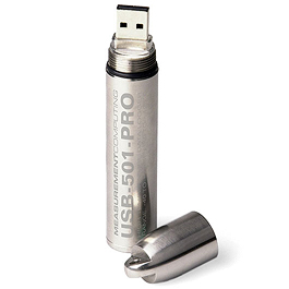 USB-501-PRO  IP67工業等級溫度記錄器(寬溫量測範圍)